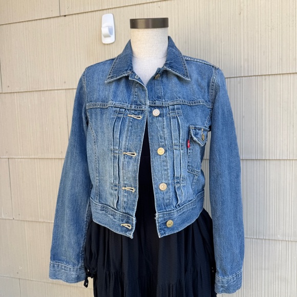 Levi's Jackets & Blazers - Vintage Levi's 90s Ex-Boyfriend Denim Blue Jacket XS/S